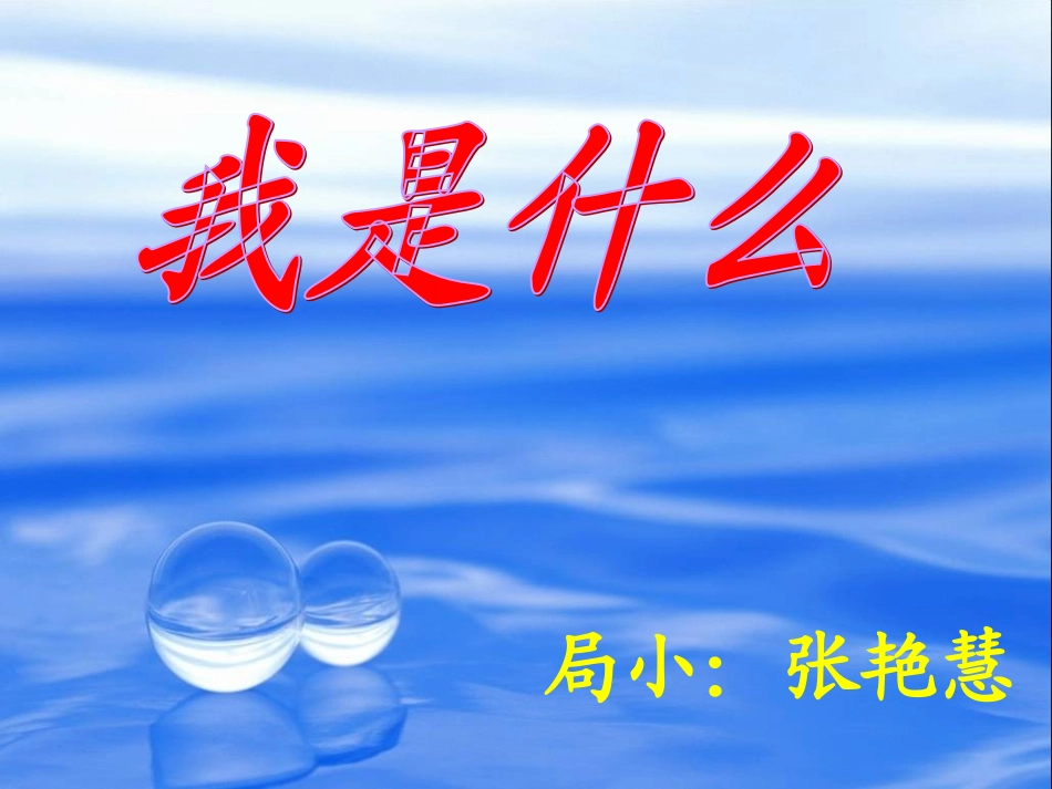 张艳慧我是什么_第1页