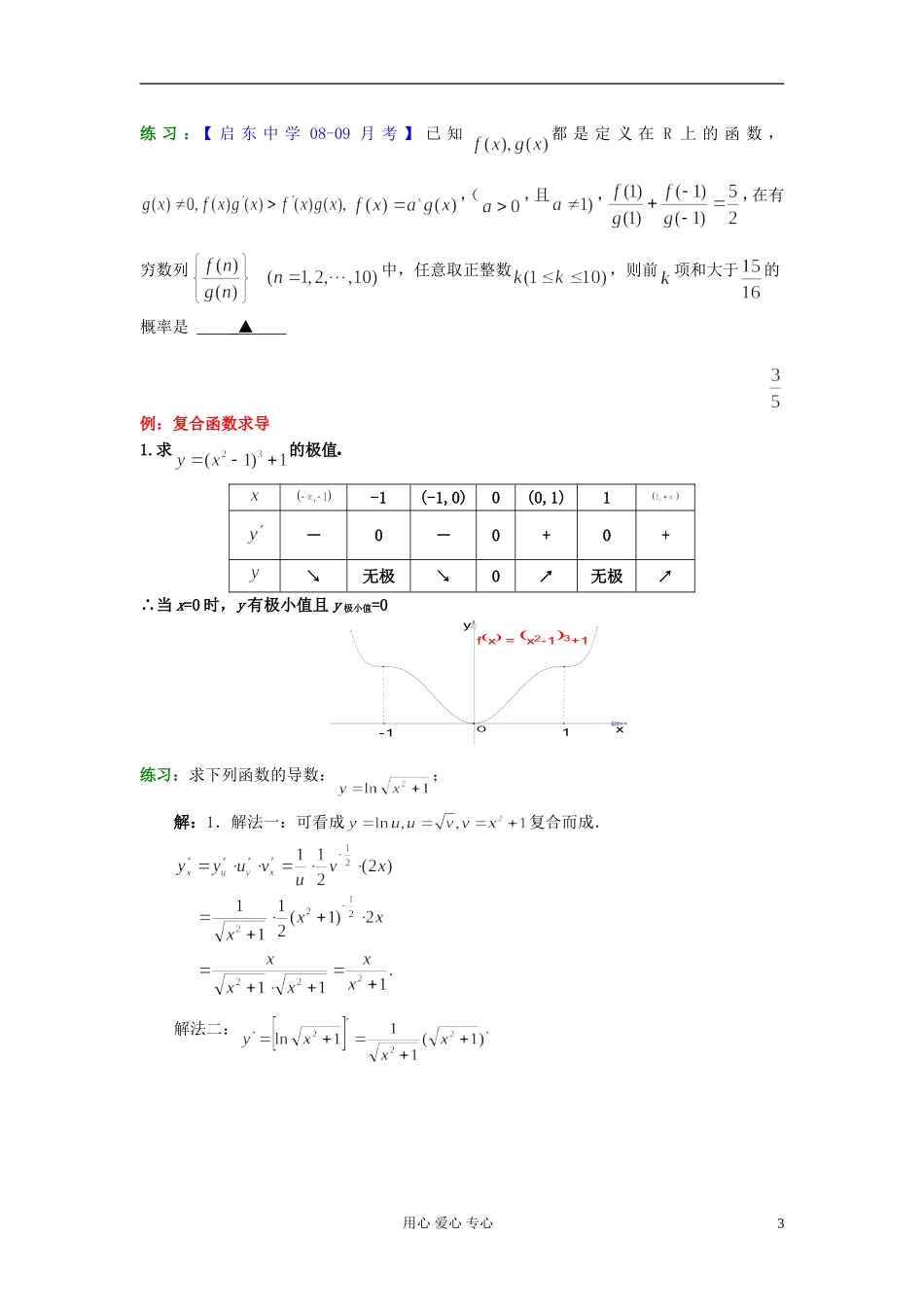 高考数学一轮复习 导数运算知识梳理2 苏教版_第3页
