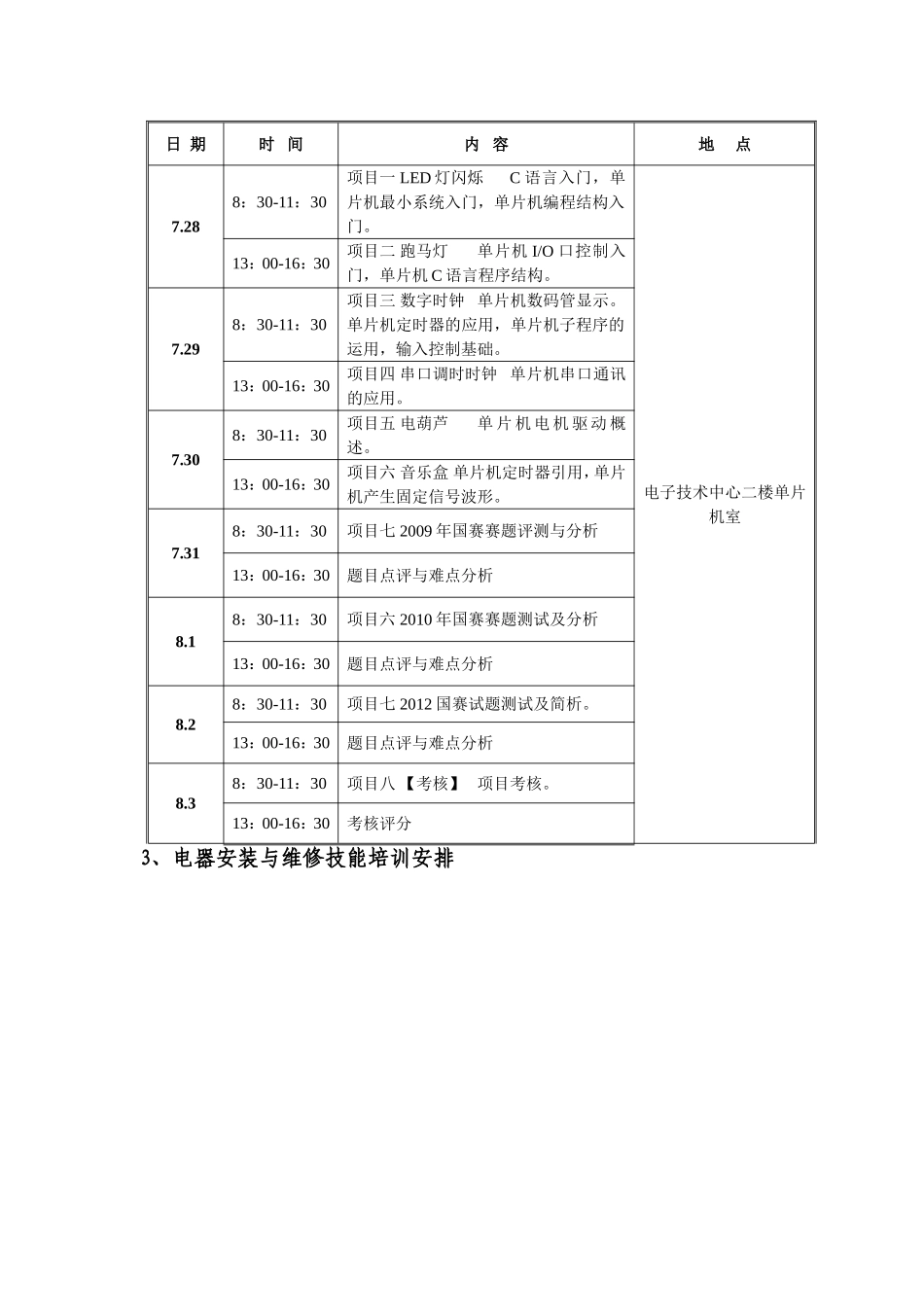 附一：培训计划_第2页