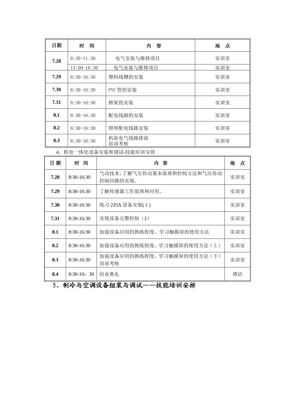 附一：培训计划_第3页