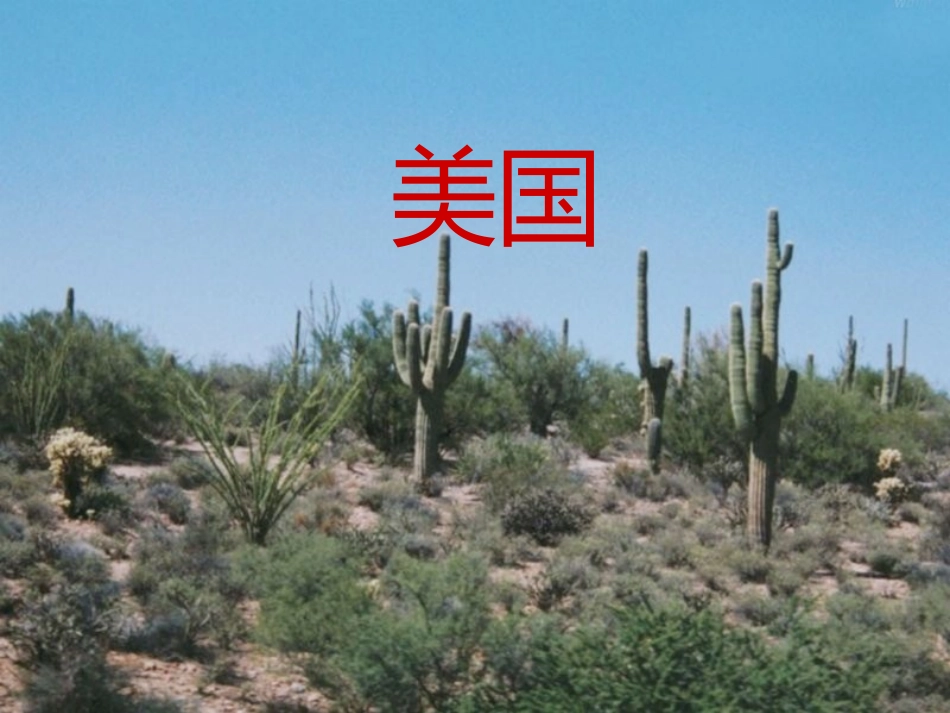 美国PPT课件_第1页