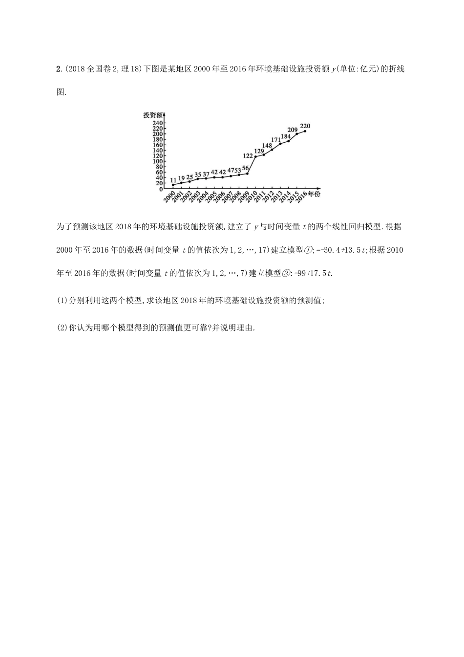 高考数学二轮复习 专题突破练18 6.3.1 统计与统计案例 理-人教版高三全册数学试题_第2页