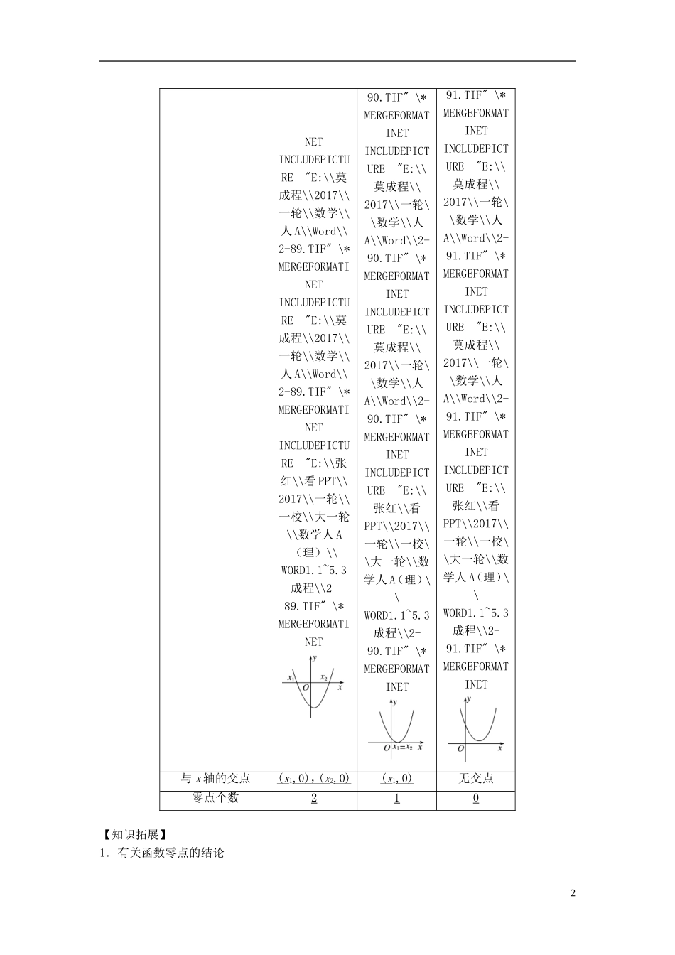 高考数学一轮复习 第二章 函数与基本初等函数I 2.8 函数与方程 理-人教版高三全册数学试题_第2页