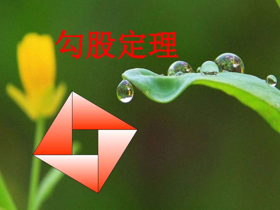 勾股定理课件1_第1页