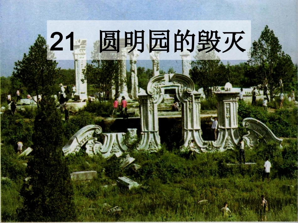 21圆明园的毁灭 (4)_第1页