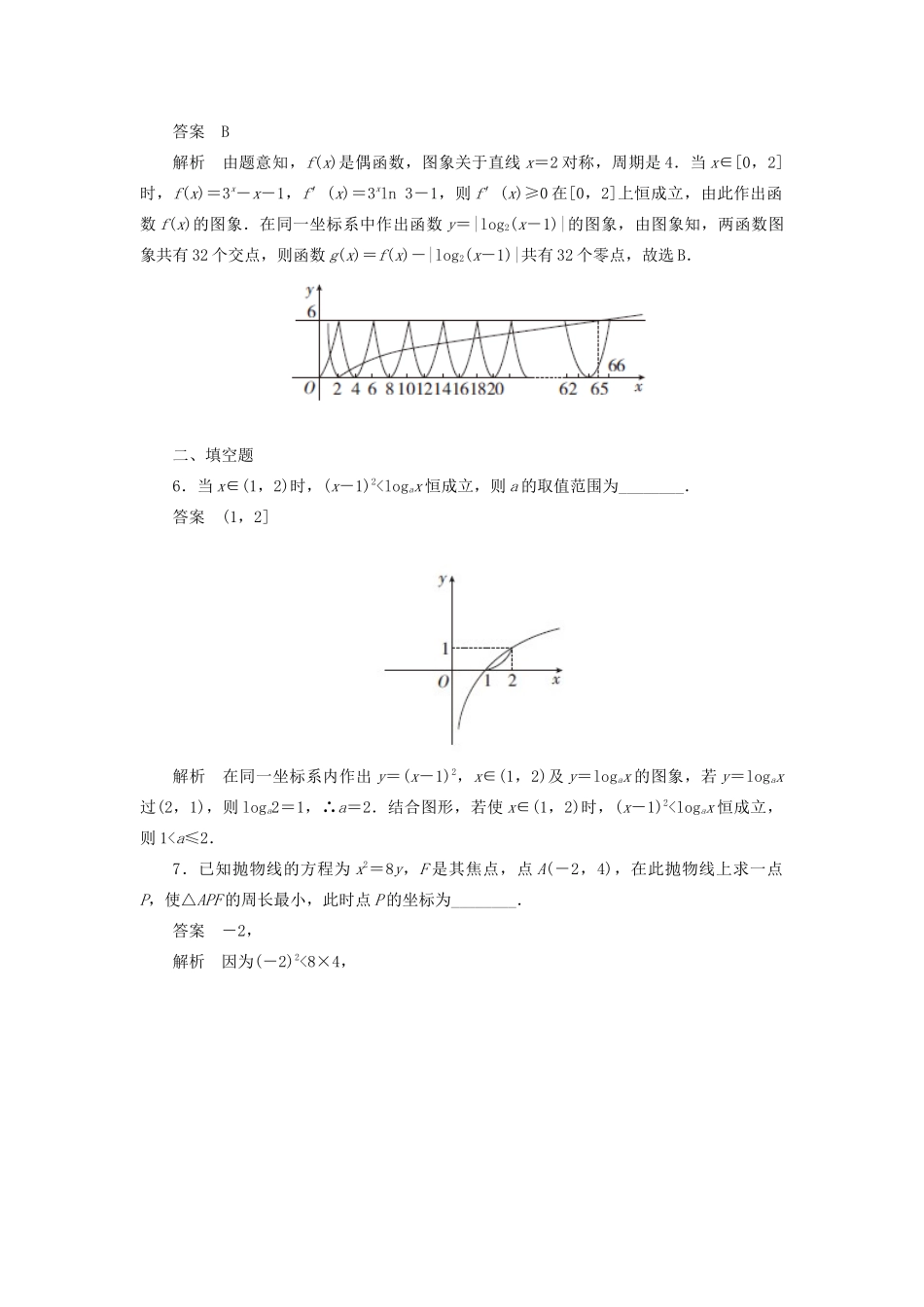 高考数学刷题首选卷 数形结合思想专练（理）（含解析）-人教版高三全册数学试题_第3页