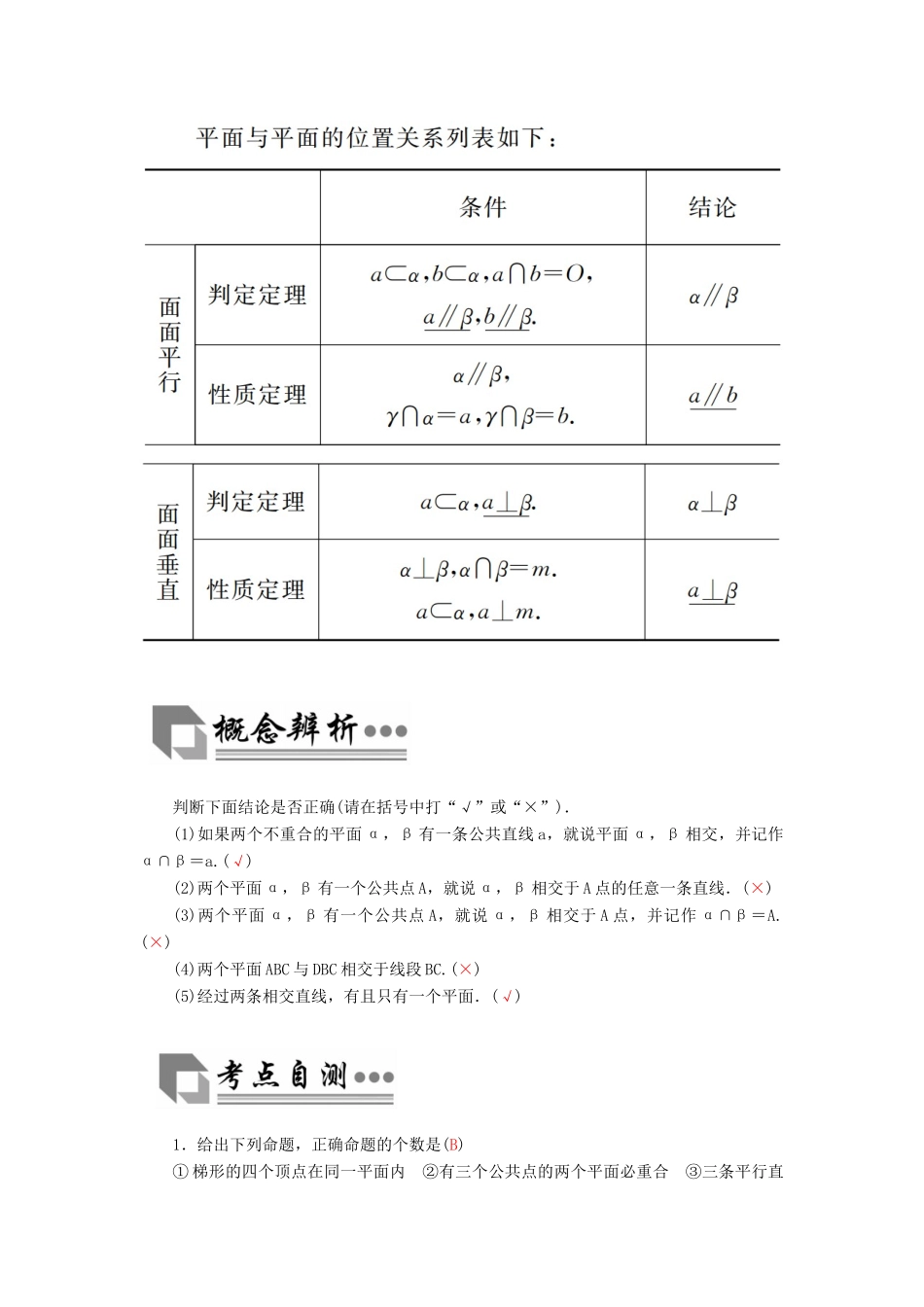 高考数学二轮复习 专题5 立体几何 第二讲 点、直线、平面之间的位置关系 理-人教版高三全册数学试题_第2页