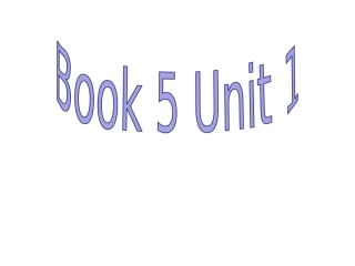 Unit1Words(修改）