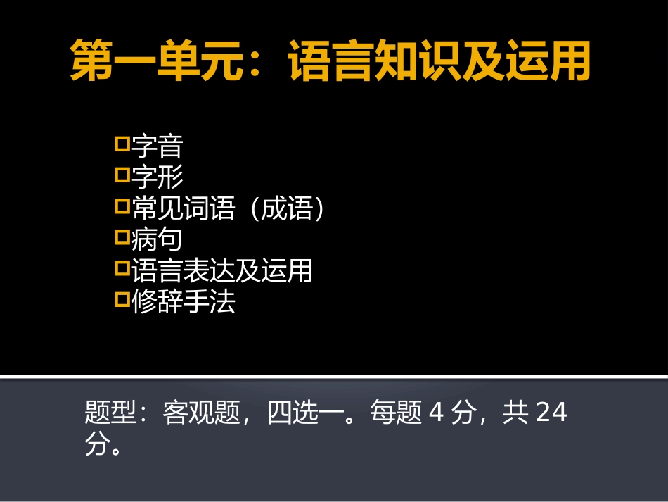 第一单元：语言知_第1页