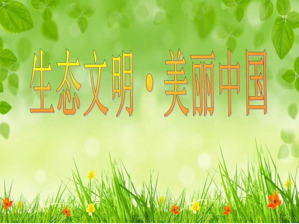 生态文明美丽中国_第2页