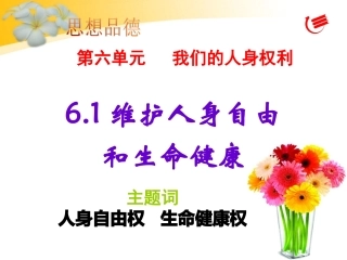 维护人身自由