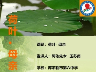 荷叶·母亲说课