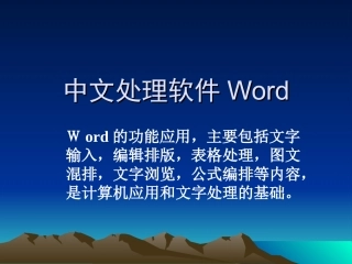 Word详解