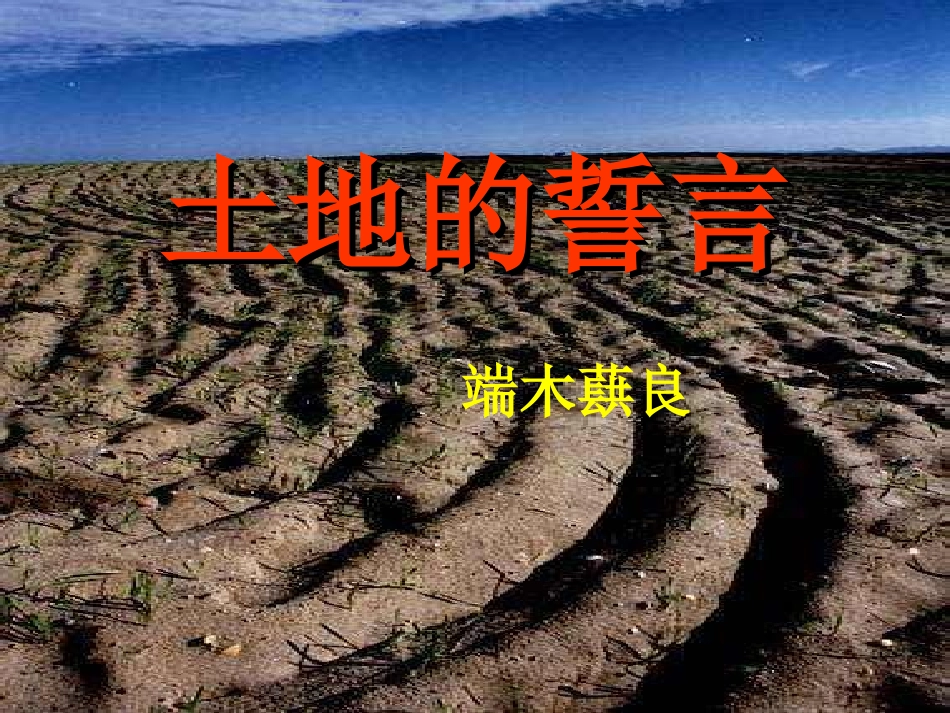 土地的誓言2_第3页