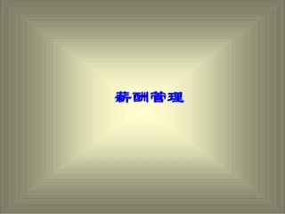薪酬管理28