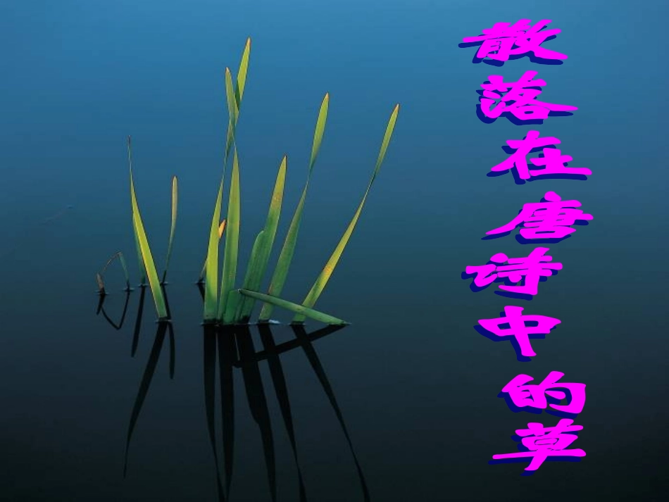 唐诗意象分析_第2页