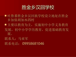 胜金乡汉回学校