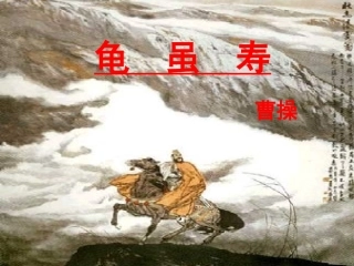 龟虽寿过故人庄