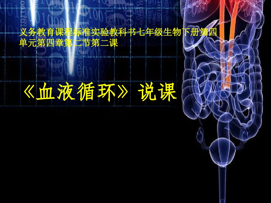 血液循环说课_第1页