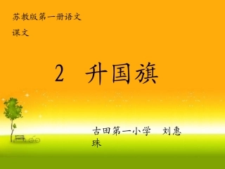 2升国旗PPT