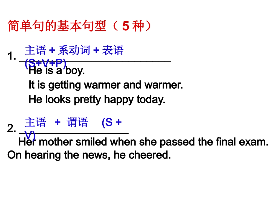 简单句的复习_第2页