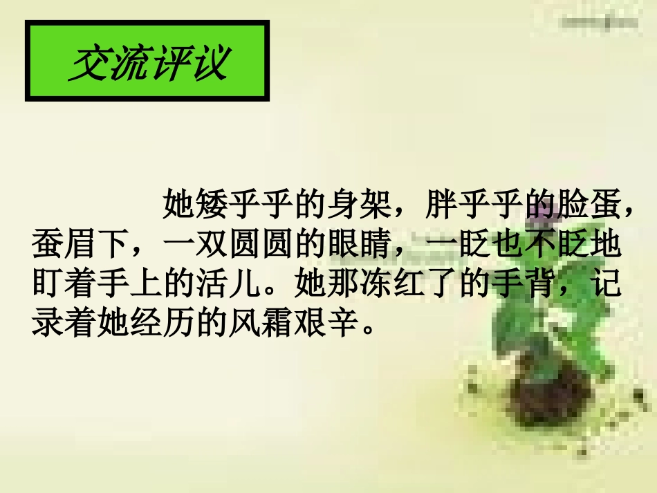 第三课《修鞋姑娘》课件1_第3页