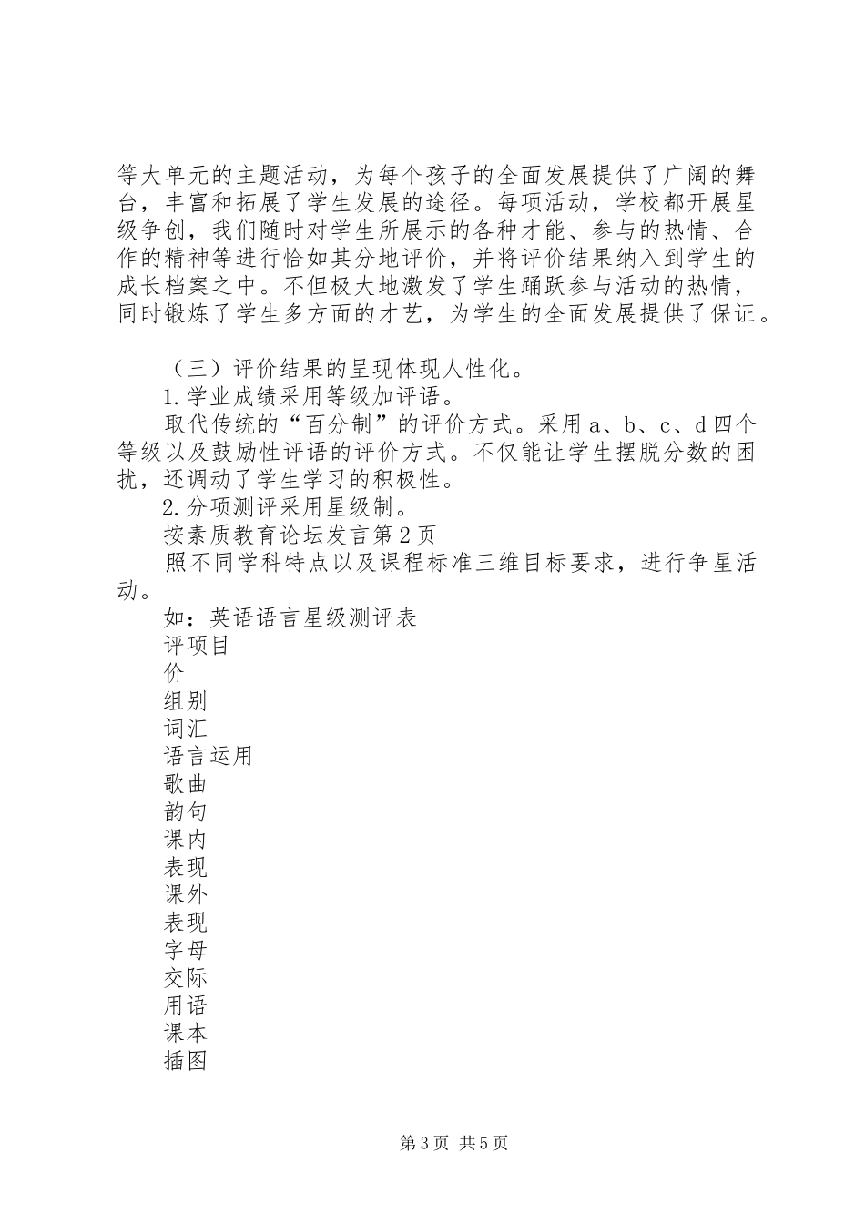素质教育论坛发言稿_第3页