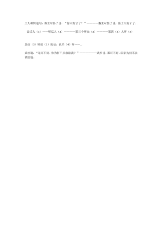 三人称转述句
