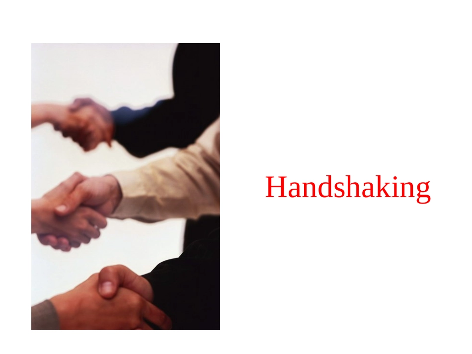 9unit10补充资料：shakinghands_第1页
