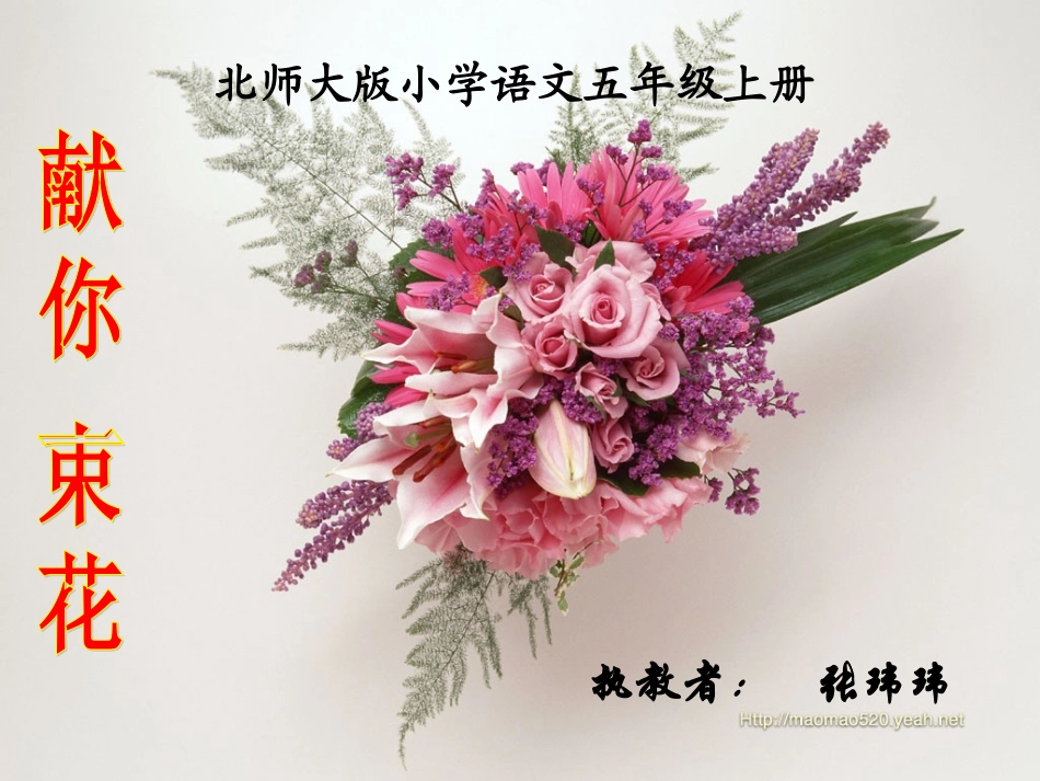 献你一束花课件_第3页