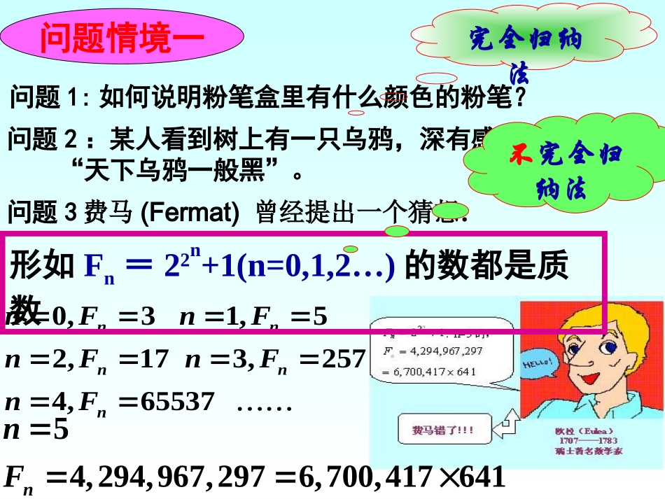 数学归纳法课件_第2页