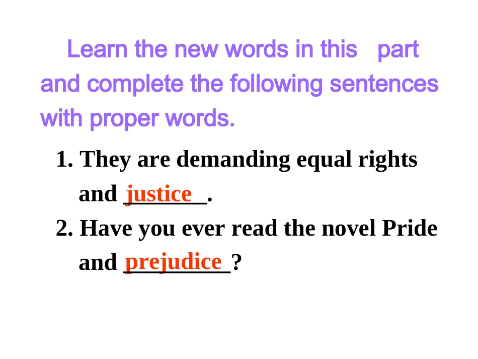 2014-2015学年北师大版选修八Unit23ConflictLesson1LivinginaCommunityA课件（8张）_第3页