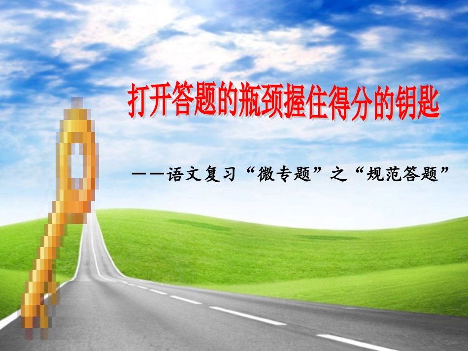 语文规范答题_第1页