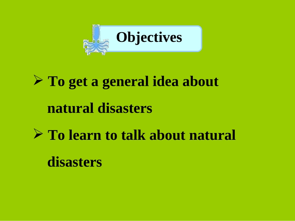 8AUnit8NaturaldisastersWelcometotheunit课件_第3页