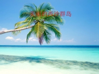 美丽的西沙群岛