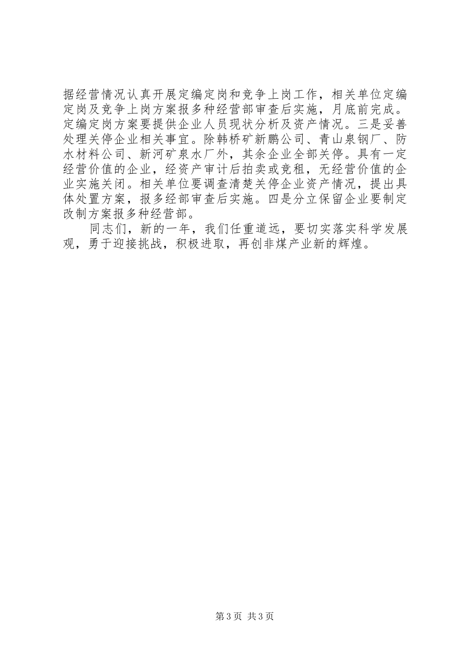 落实非煤产业工作会议精神讲话发言稿_第3页