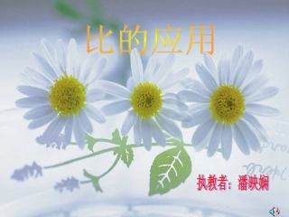 五年级比的应用