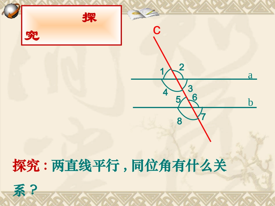 53平行线的性质(第1课时)课件(人教新课标七年级下)_第2页