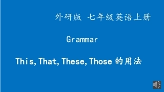 thisthatthesethose用法李颖