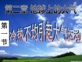 21冷热不均引起大气运动
