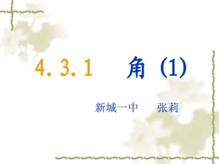 431角课件（新版）新人教版 (2)