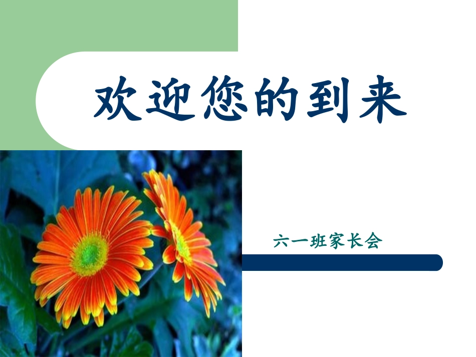 六一班家长会_第1页