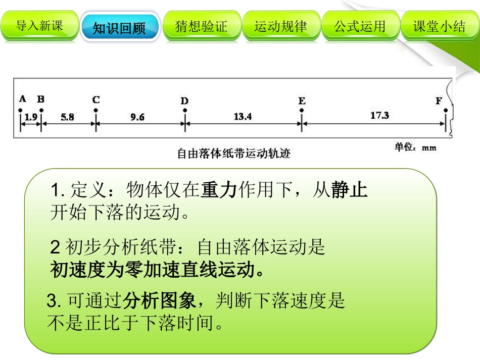 第二节、自由落体运动的规律_第3页