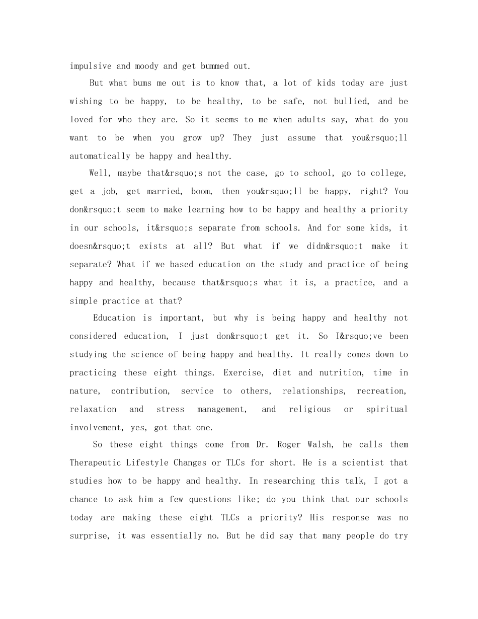 TED英语演讲稿 _第2页