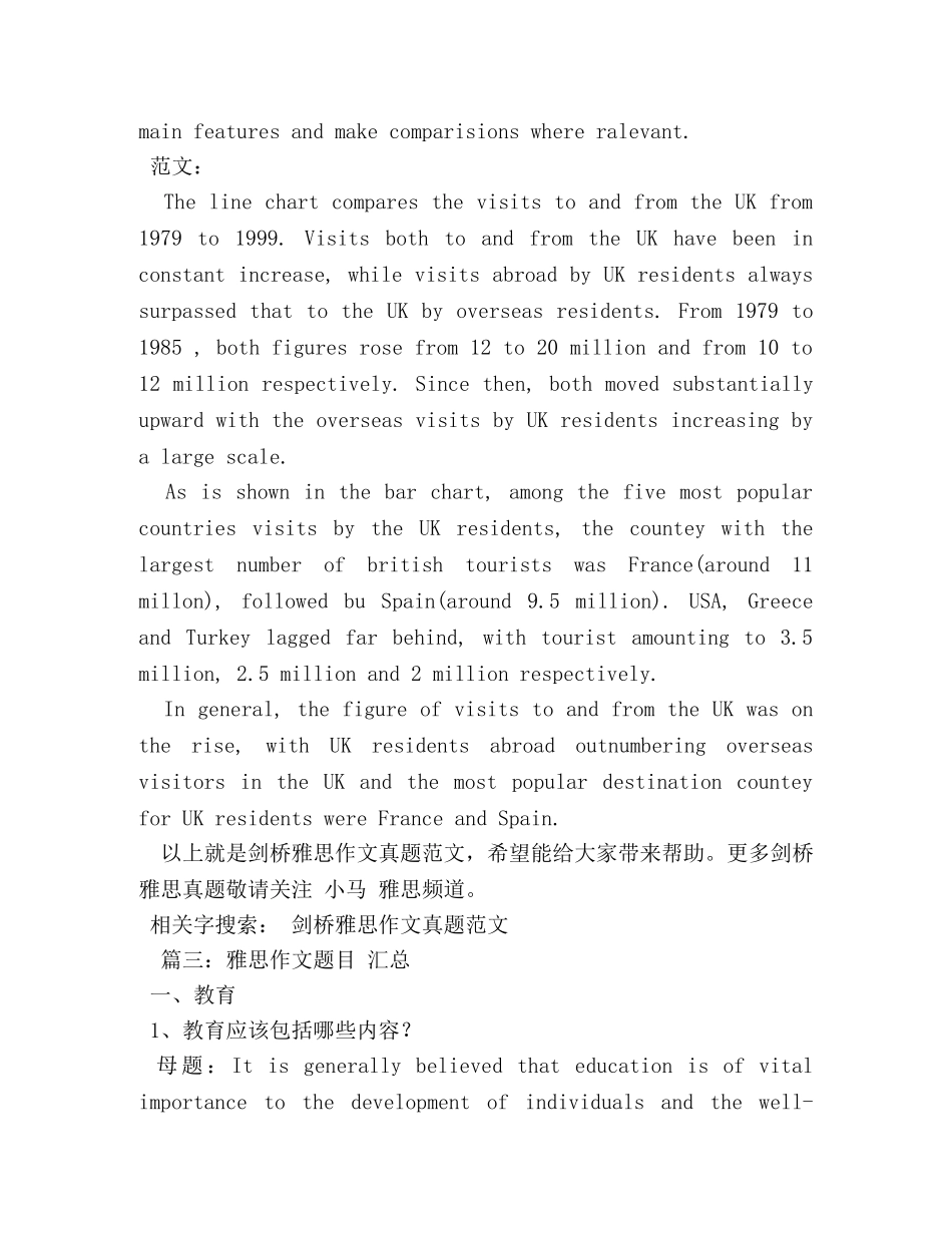 IELTS,雅思作文真题大全(最新) _第3页