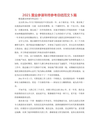 2024置业顾问年终参考总结范文5篇 