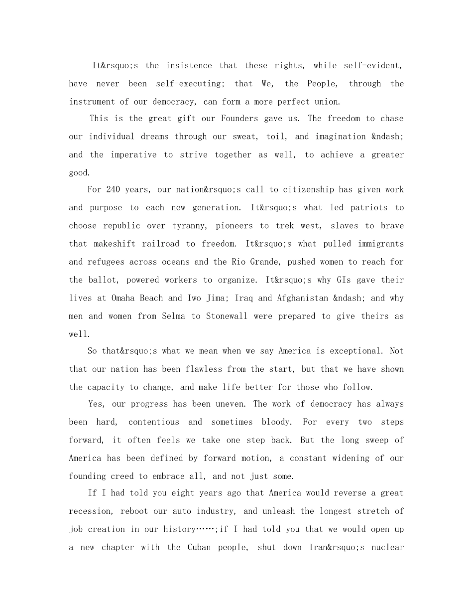 奥巴马告别演讲稿英文版 _第2页