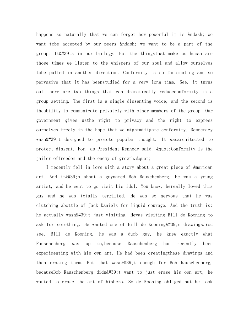 Snapchat创始人斯皮格尔在南加州大学毕业典礼英语演讲稿 _第2页