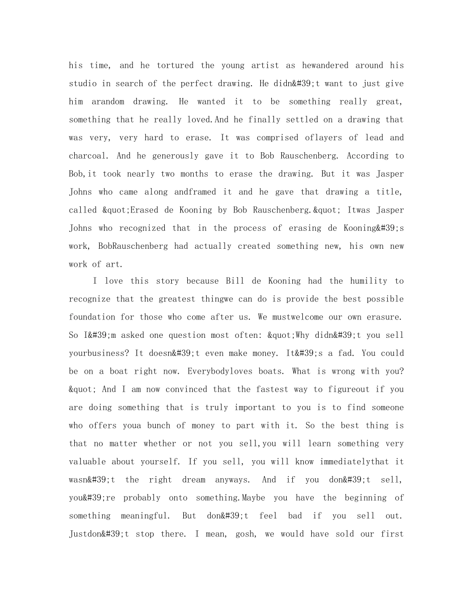 Snapchat创始人斯皮格尔在南加州大学毕业典礼英语演讲稿 _第3页