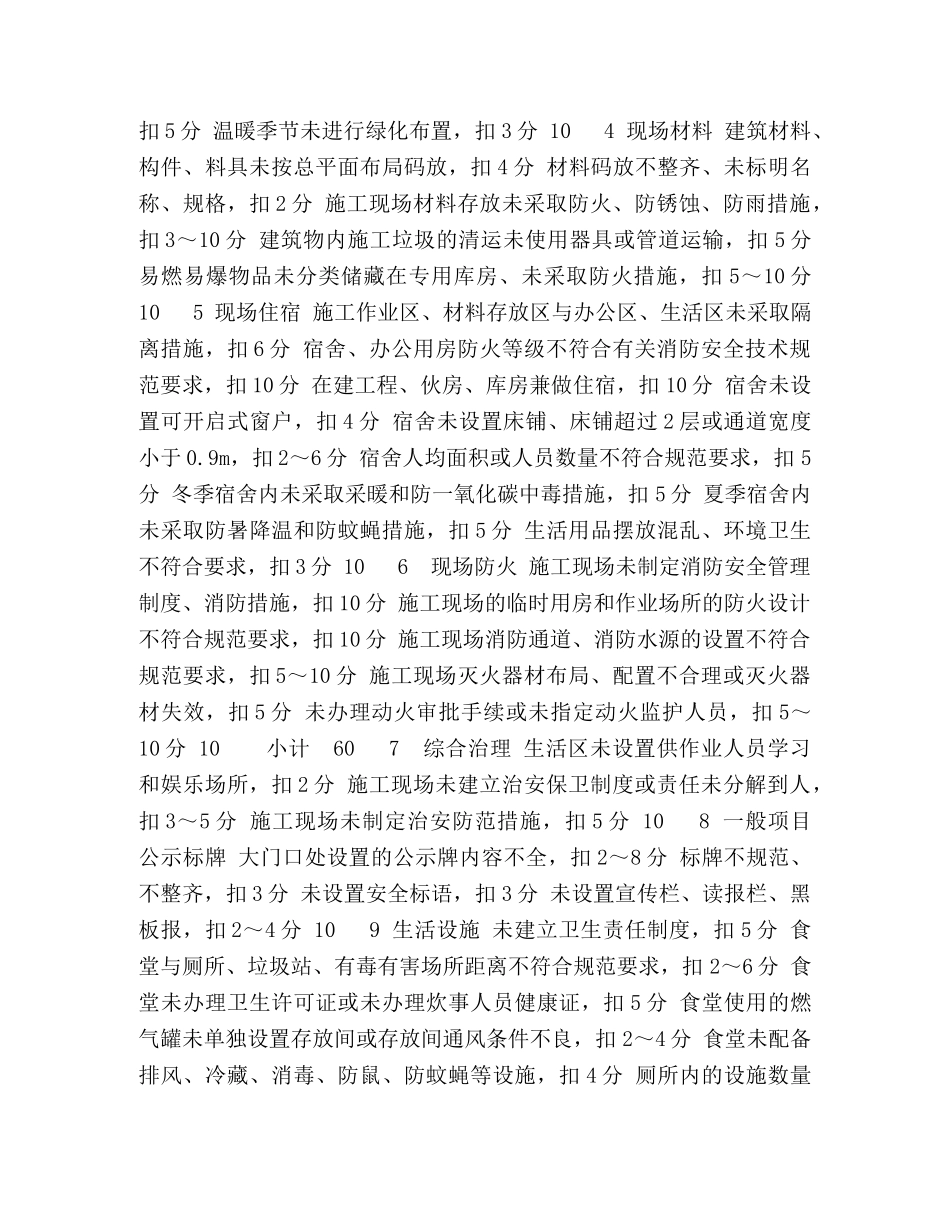 JGJ59-2024建筑施工安全检查标准评分表 _第3页